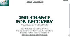 Desktop Screenshot of 2ndchanceforrecovery.com